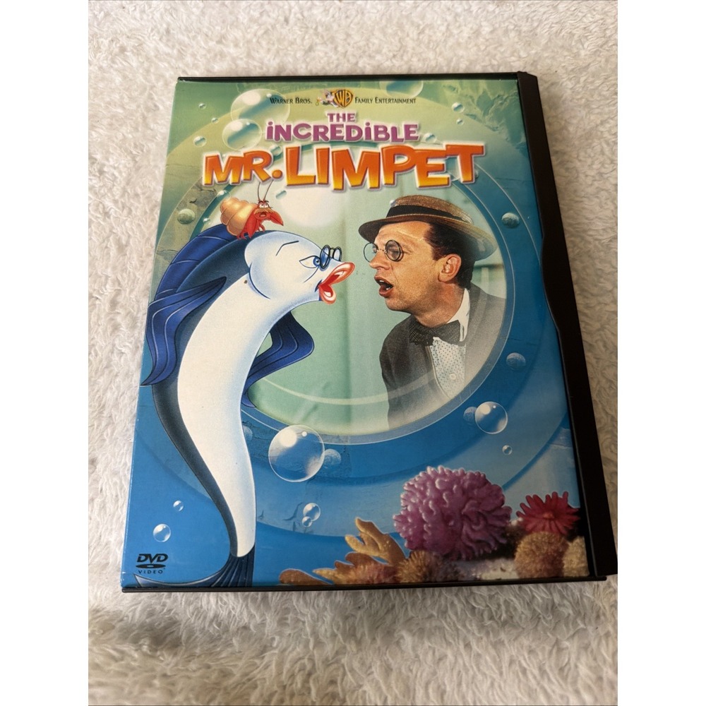 The Incredible Mr. Limpet Dvd 1963 Snapcase DVD Extras WB WS Don Knotts